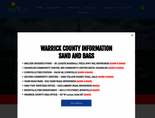 warrickcounty.gov screenshot