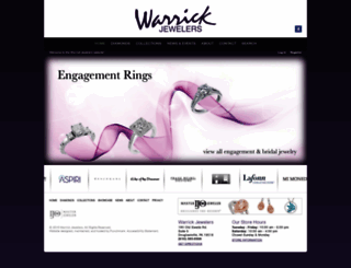warrickjewelers.com screenshot