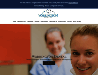 warringtondental.com screenshot