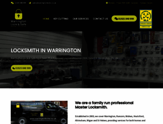 warringtonlocks.co.uk screenshot