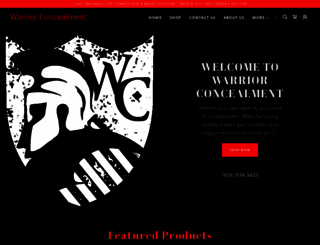 warriorconcealment.com screenshot
