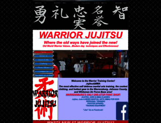 warriorjujitsu.com screenshot