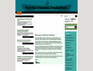warriorpriestess.com screenshot