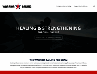 warriorsailing.org screenshot