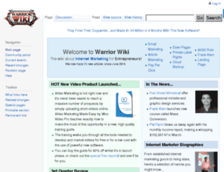 warriorwiki.com screenshot