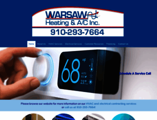 warsawheating.com screenshot