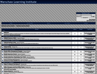warschawlearninginstitute.activeboard.com screenshot