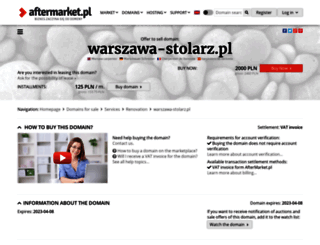 warszawa-stolarz.pl screenshot