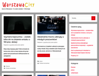 warszawacity.com screenshot