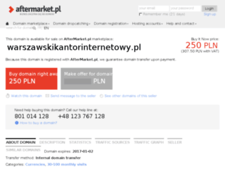 warszawskikantorinternetowy.pl screenshot