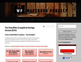 wartburgproject.org screenshot