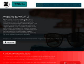 warvra.org.au screenshot