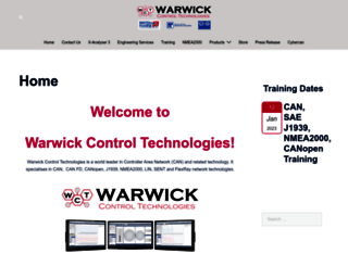 warwickcontrol.com screenshot