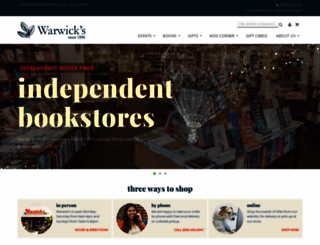 warwicks.com screenshot