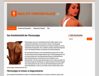 was-ist-fibromyalgie.de screenshot