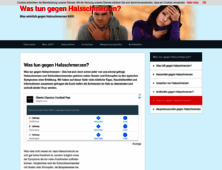 was-tun-gegen-halsschmerzen.de screenshot