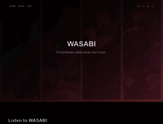 wasabi-band.de screenshot