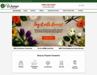 wasagaflowers.com screenshot