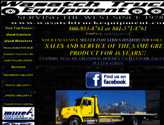 wasatchtruckequipment.com screenshot