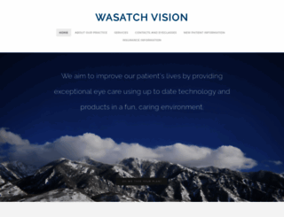 wasatchvisioncenter.com screenshot
