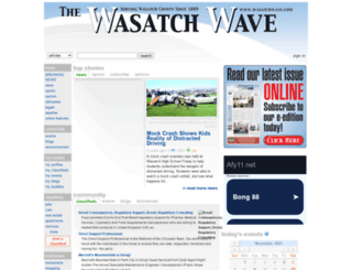 wasatchwave.com screenshot