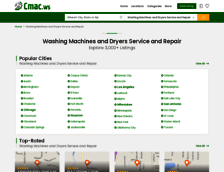 washing-machine-and-dryer-repair-services.cmac.ws screenshot