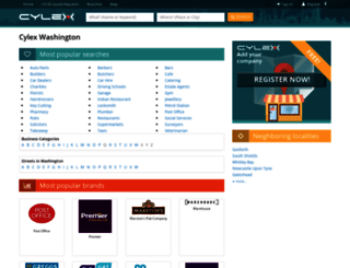 washington.cylex-uk.co.uk screenshot