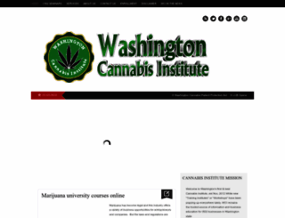 washingtoncannabisinstitute.com screenshot