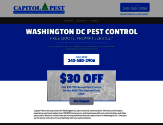 washingtondc-pestcontrol.com screenshot