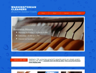 washingtoniancleaners.com screenshot