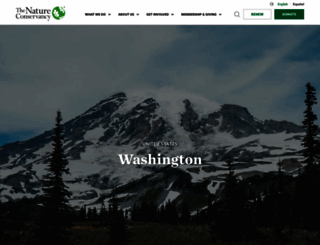 washingtonnature.org screenshot