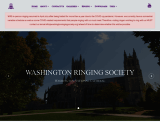 washingtonringingsociety.org screenshot