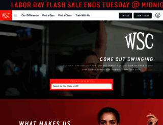 washingtonsportsclub.com screenshot