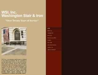 washingtonstair.com screenshot