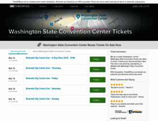 washingtonstatecenter.ticketoffices.com screenshot