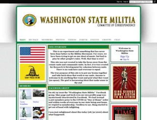 washingtonstatemilitia.ning.com screenshot