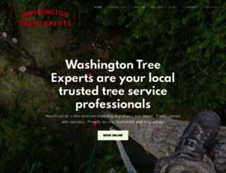 washingtontreeexperts.net screenshot