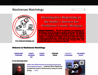 washtenawwatchdogs.com screenshot