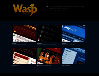 waspmedia.co.nz screenshot