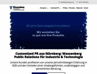 wassenberg-pr.de screenshot