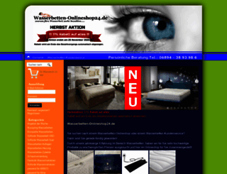 wasserbetten-onlineshop24.de screenshot