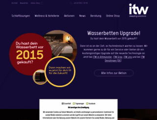 wasserbetten.at screenshot