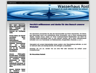 wasserhaus-rostock.jimdo.com screenshot