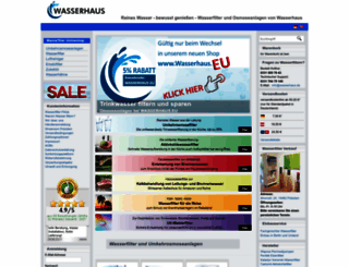 wasserhaus.de screenshot
