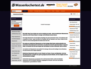 wasserkochertest.de screenshot