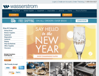 wasserstrom.com screenshot