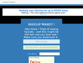 wassupmandy.com screenshot