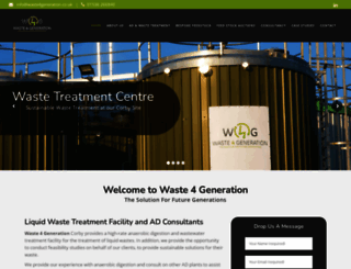 waste4generation.co.uk screenshot