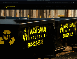 wasteawayindustries.com screenshot