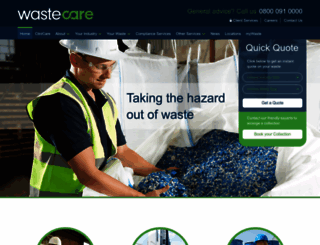 wastecare.co.uk screenshot